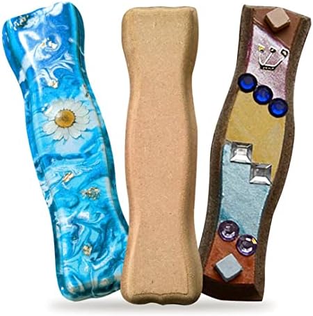 ערכת חסימות עץ של Mezuzah Case - לקשט מחזיק גלילה משלך - מלאכה לילדים ומבוגרים - קישוטים צבעוניים