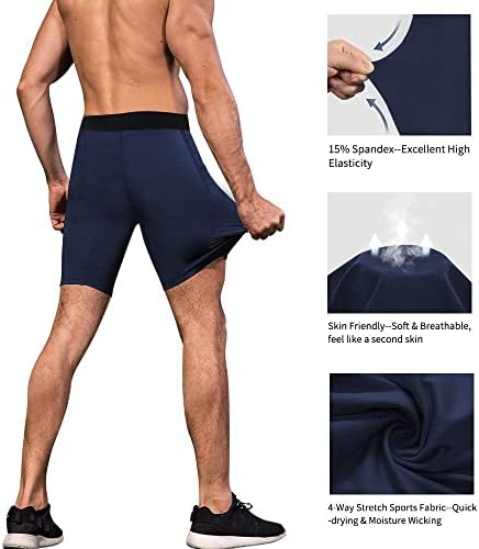 מכנסי דחיסה לגברים יורלינים קצרים בקצרים של מכנסי אימון ספורט יבש של מכנסי אימון מפעילים טייץ '