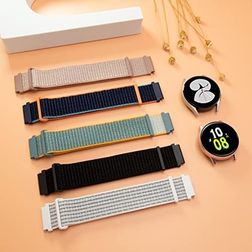 Oanux Velcro Galaxy Watch 5 להקה/Galaxy Watch 4 להקה 40 ממ 44 ממ/Galaxy Watch 5 Pro Band 45 ממ/Active