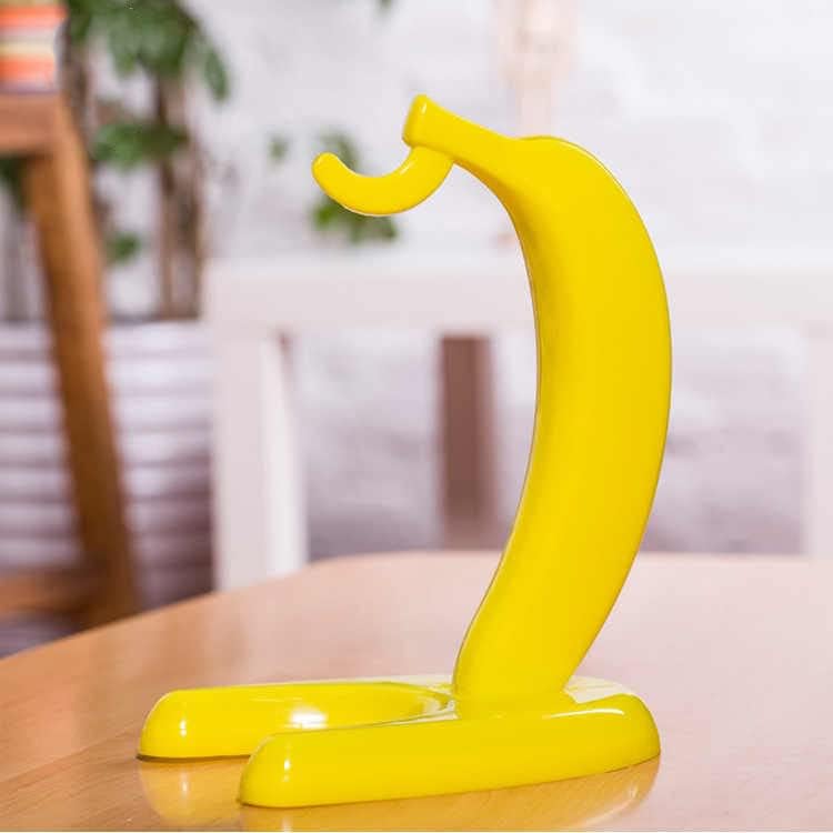 מעמד מחזיק בננה טבבאו - קולב בננה מודרני, מחזיק עמדת תצוגה יציבה עם וו לבית, קולב בננה אחסון פירות