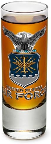 ארזור ביטים חיל האוויר האמריקאי חיל האוויר האמריקאי חיל האוויר האמריקאי מיסל זכוכית עם לוגו סט של