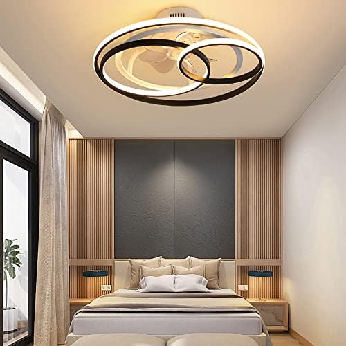 מאווררי תקרה דקים של Pakfan Ultra עם אורות עיצוב חדר שינה נורדי אורות מאוורר LED למנורת מאוורר חדר מאוורר מסעדת