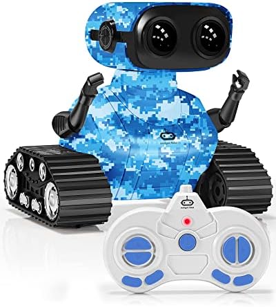 צעצועי רובוט Wewi Hlth, רובוטים RC נטענים לבנים, צעצועי רובוט RC לילדים, צעצועים לילדים עם מוזיקה