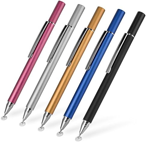 עט חרט עבור T -Mobile Revvl 4 - Finetouch Capacitive Stylus, עט חרט סופר מדויק עבור T -Mobile Revvl 4 - Jet Black