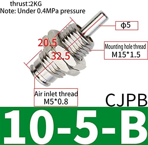C J P B צילינדר צילינדר קפיץ לוח החזרה מחט מיקרו מחט S M C סוג צילינדר פנאומטי CJPB4-5 CJPB6-5 CJPB6-15-B
