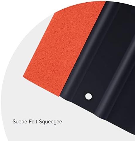 Foshio 3 Pack Suement Suggegee ערכת גלישת מכוניות בגודל שונה, מיקרו מגחב גמיש לכלי עטיפת ויניל,
