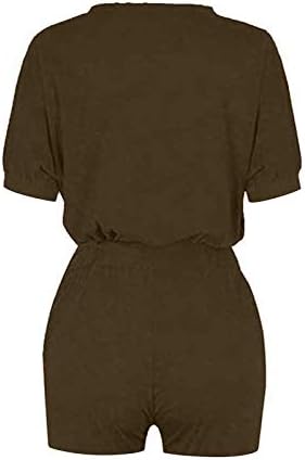 חליפות זיעה נוחות בכושר רופף לנשים מכוונות 2 תלבושות של 2 חלקים עם שרוול קצר/ארוך עם מכנסיים ארוכים משיכה