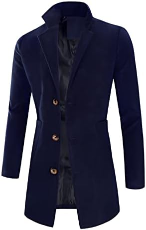 ADSSSDQ שרוול ארוך אופנה מעילי סתיו מעילים עובדים טוניקה נוחה לבוש חיצוני עבה דש רך מוצק עם כפתורים 7