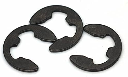 שחור פחמן פלדה / 304 נירוסטה פיר נושאות התמך טבעת פיצול מכונת כביסה הצמד צווארון דואר סוג קליפ