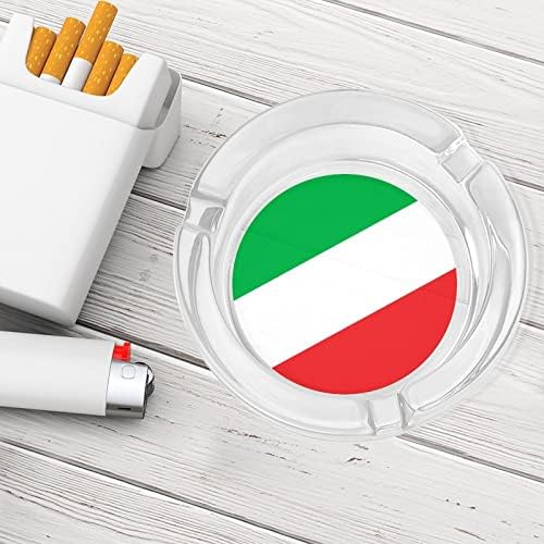דגל איטלקי עגול כוסות מחזיק סיגריות מארז מגש אפר מעשן חמוד