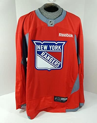 משחק ריינג'רס בניו יורק השתמש בתרגול אדום ג'רזי ריבוק NHL 58 DP29933 - משחק משומש גופיות NHL