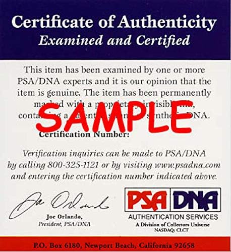 זאק גרינקה PSA DNA חתימה COA חתימה ראשונה ליגת המייג'ור OML חתמה על בייסבול