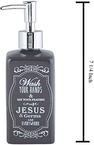 קרמיקה שחורה אוטומטית שוטפת את הידיים שלך ותגיד את תפילותיך גורמות ישוע וחיידקים בכל מקום מתקן סבון