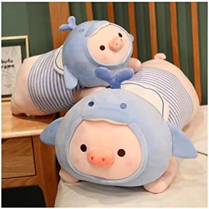 Syaleo Plushies Kawaii חזיר חמוד חיבוק כרית ממולאת בעלי חיים קטיפה קטיפה ספה מיטת מיטה רכה בובה ישנה