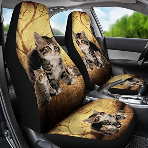 כיסויי מושב מכונית של Pawlice Siberian Cat Cat