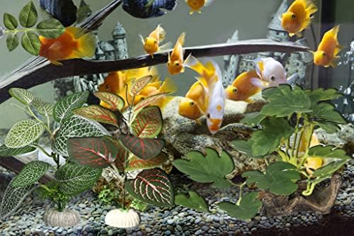 אקווריום דגי טנק קישוטי מלאכותי ירוק צב עלה צמחים מים דקור משרד אקווריום סימולציה בטה דגים טרופיים דגים