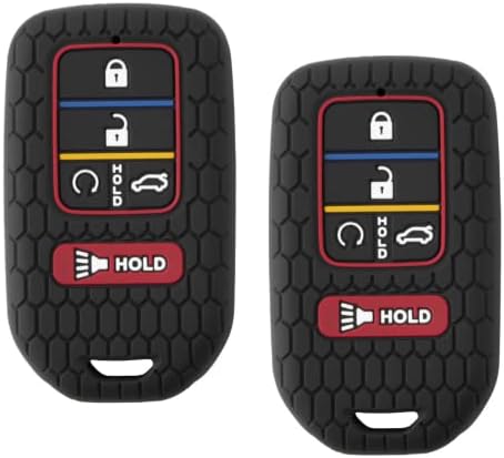 AME 2PCS DELUXE KEY FOB כיסוי עבור הונדה אקורד CR-V CITRIC