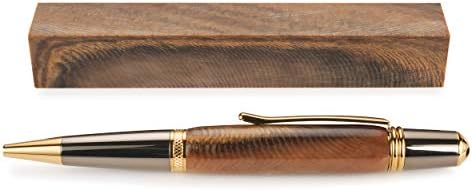 עט עט שרף עץ עץ עץ עץ עץ - אגוז מיושן, ערכת עט יחידה בלבד נמכרת בנפרד