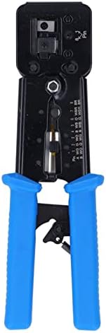 כלי לחיפוי כלים של ערכת חוט חשפנית כלי תחזוקת כבלים עם מחברי RJ של 50 יחידות וכיסוי