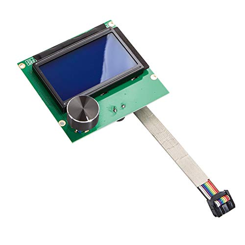 Chpower for Creality Ender 3 לוח תצוגה מקורי של LCD עם כבל סרט, מסך תצוגה של Ender 3 Pro LCD