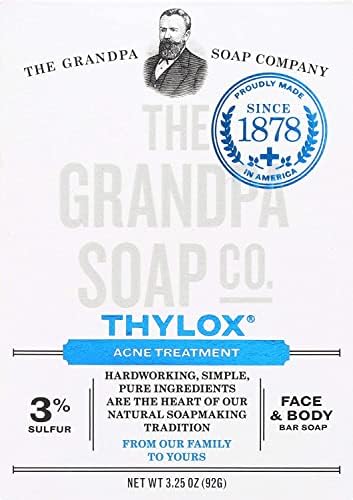 סבים תילוקס אקנה טיפול בר סבון עם גופרית-3.25 עוז-ירקות מבוסס - מאז 1878