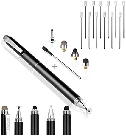 Penyeah Stylus Pen 4 ב -1, עטים חרט אוניברסליים למסכי מגע, דיוק גבוה ורגישות, עם החלפה של עט עט