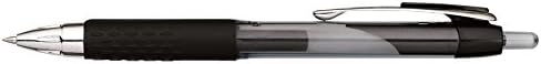 Uni-Ball Jetstream RT נשלף עטים כדורים נשלפים נקודה בינונית, 1 ממ, שחור, 12 חבילות ו 207 עטים ג'ל