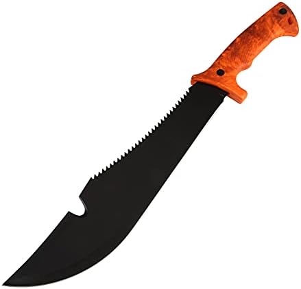 כלים אולימפיה 19 ב. המצ ' טה עם משונן להב, בנייה כבדה ציד סכין, החלקה ארגונומי ידית ניילון נדן