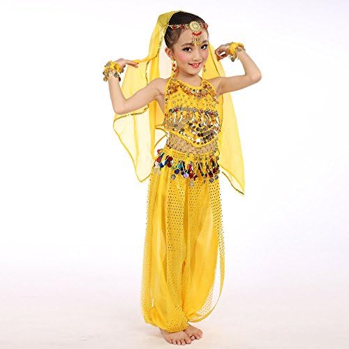 ילדים בעבודת יד ילדה ריקוד בטן תלבושות לילדים שמלת בד ריקוד בטן לילדות קטנות