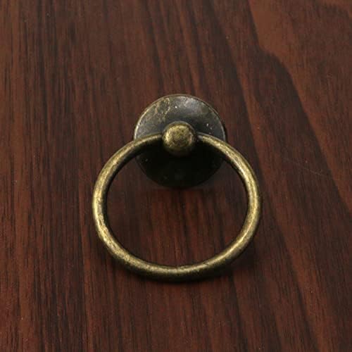 Faotup 4pcs סגסוגת אבץ סגסוגת טבעת משיכה, משיכות טבעת טיפת ברונזה מושכות, משיכות טבעת טיפת ברונזה, משיכות