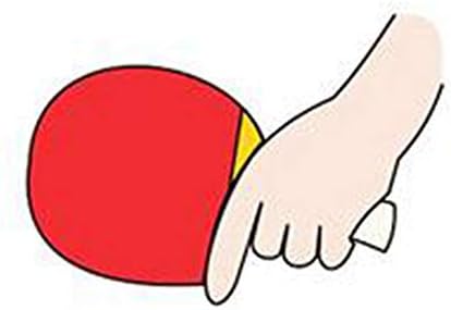 מחבט Sshhi Ping Pong, 6 כוכבים, ידית נוחה, עטלף טניס שולחן, עמיד / כפי שמוצג / 15 × 25 סמ