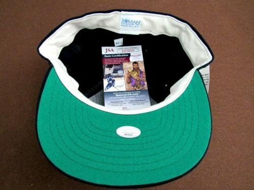 ליאון דיי ניוארק איגלס ענקי HOF חתום וינטג 'רומאי רומאי כובע כובע JSA - כובעי MLB עם חתימה