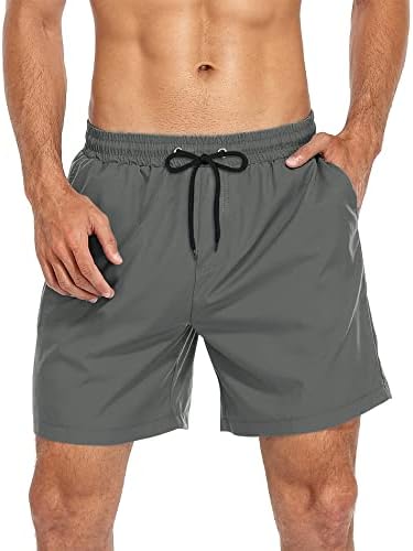 אמריקאי מגמות גברים של בגד ים מהיר יבש גברים של בגד ים עם דחיסת אוניית למתוח לוח מכנסיים קצרים