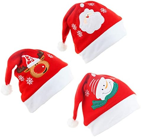 חג המולד חג המולד כובע יוניסקס כובע כובע חג נוחות כובע עבור סנטה מבוגרים בייסבול כובעי כובעים לבנים
