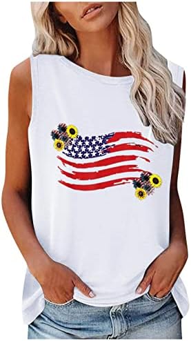 ארהב ארהב דגל דגל גופיות גופיות נשים אמריקאיות פסים חולצה פטריוטית 4 ביולי קיץ קיץ מזדמן