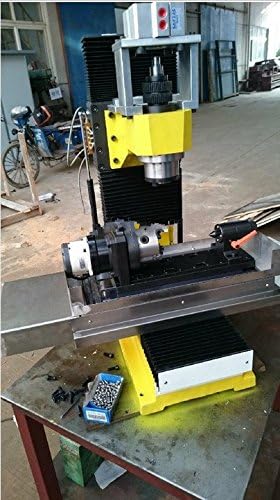 כלי מכונת Gowe MINI CNC מכונת כרסום אנכי מסגרת ברזל יצוק BT30 חרט מתכת ציר 3 ציר 300x300x300