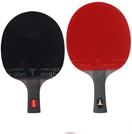 מחבט טניס טניס שולחן כוכבים של SSHHI 9, צלחת טניס שולחן מקצועי, מתאים לאימונים, חזק/כפי שמוצג/ידית קצרה
