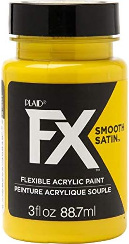 Plaidfx חלק חלק סאטן גמיש צבע אקרילי אידיאלי עבור משטחים גמישים ותלבושות קוספליי, לא סדוק או קילוף,