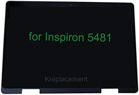 KRENEW 14 מסך מגע החלפת דיגיטייזר לוח קדמי לוח LCD תצוגת LCD עם מסגרת דיור לוחית עבור Dell Inspiron 14-5481