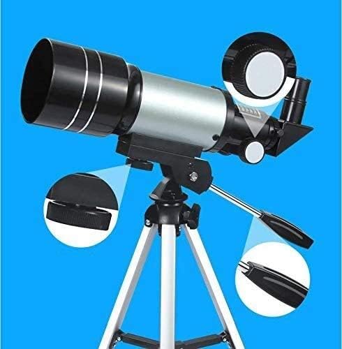 טלסקופ,משקפת, למתחילים טלסקופ, קטן טלסקופ משקפת טלסקופ למתחילים, מדע טלסקופ עם חצובה 2 עיניות, נייד