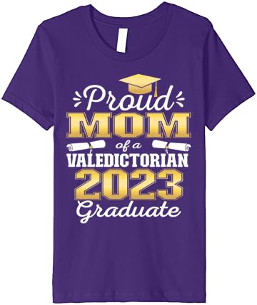 אמא גאה לשנת 2023 חולצת טריקו של פרמיום בוגר 2023