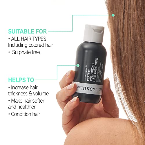 רשימת ה- Inkey פפטיד טיפול נפח עם שיער משאיר שיער עבה יותר ונפוח יותר 100 מל