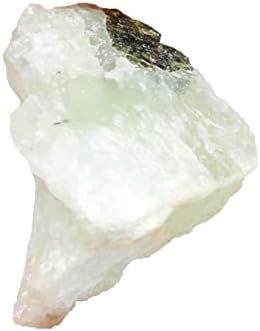 Real-gems 20 ct. אבן חן רופפת רופפת ירוקה גולמית עבור רייקי משרד ביתי עיצוב תכשיטים