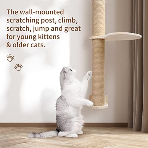 חתול מגרד הודעות עבור מקורה גרוד חתול הודעה עם סיסל חבל חתול קיר רכוב חתול פעילות חתול עץ עץ חתול