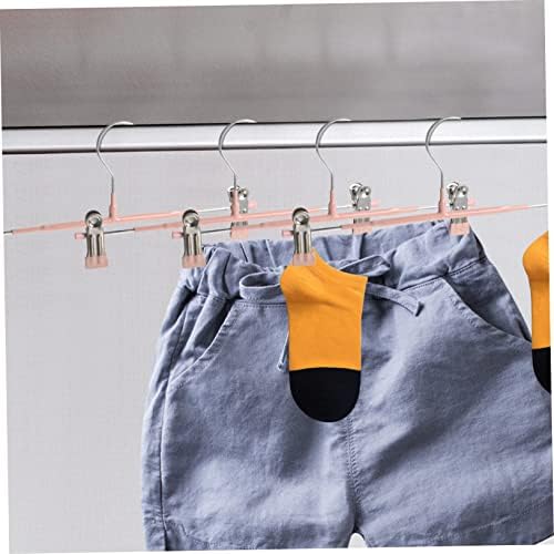 ZERODEKO 5 יחידות קליפ כפול קליפ מכנסי מכנסי קולב בגדים ילדים קולב קולב קולבים לתינוק קולב קולב