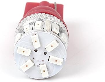 תאורת אללה 2x סופר בהיר טהור אדום W5W 168 2825 נורות LED לוחית רישוי לוח רישוי פארק חניה קדמית צד קדמית