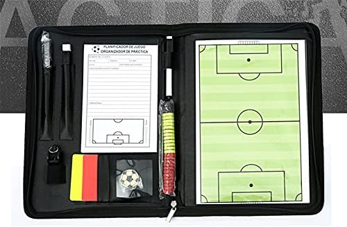 מאמני כדורגל רוזפלואר מאמנים טקטי לוח, טקטיקות מגנטיות של כדורגל נייד מחברת לוח אימון כדורגל