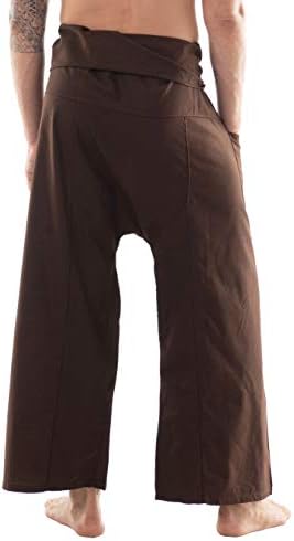 קנדיוסקי דייג תאילנדי מכנסיים כותנה מכנסי טרקלין מכנסי יוגה היפי מכנסי פיראטים קלים משקל קל