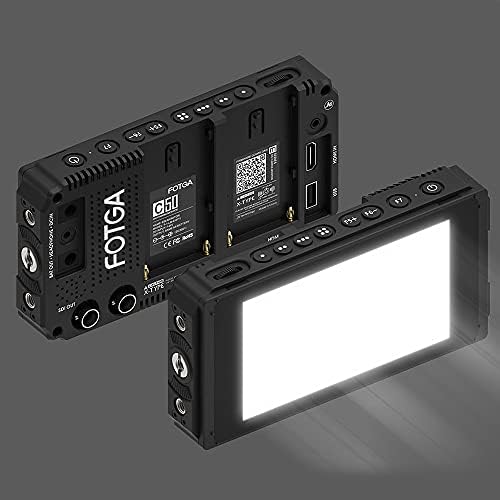 פוטו4קלי ג50 5 אינץ 'מצלמה שדה צג 2000 ניט אור יום ניתן לצפייה 3 ד' לוט מסך מגע עם 4 קלטפלט קלט פלט, כפול סוללה