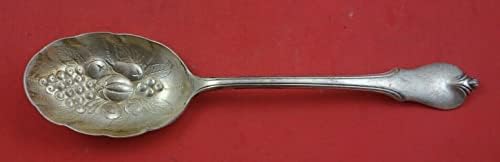 Grand Colonial מאת Wallace Sterling Silver Berry Spoon w/Berries 8 1/2